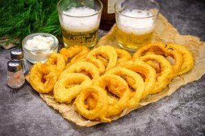 Лук в кляре к пиву Лук в кляре к пиву