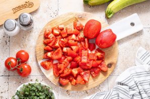 Кабачки с помидорами на зиму