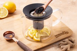 Имбирный чай с медом и лимоном Имбирный чай с медом и лимоном
