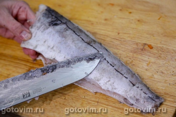 Котлеты из пикши с салом в мультиварке