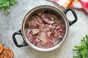 Печень по-корейски Печень по-корейски