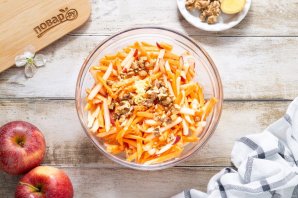 Салат из батата и яблок Салат из батата и яблок