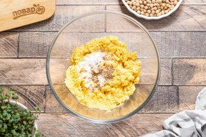 Нутовый хлеб без муки и дрожжей