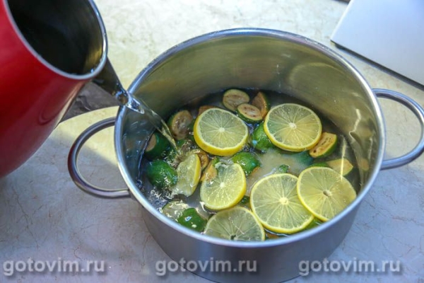 Компот из фейхоа с лимоном Компот из фейхоа с лимоном