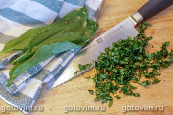 Яичный паштет с черемшой Яичный паштет с черемшой