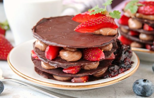 Шоколадный мильфей Шоколадный мильфей