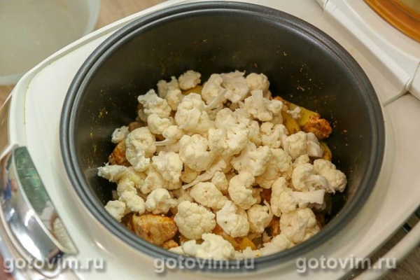 Бириани с мясом и овощами в мультиварке