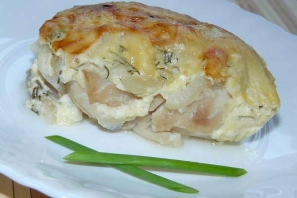 Рыба с сыром в сметане Рыба с сыром в сметане