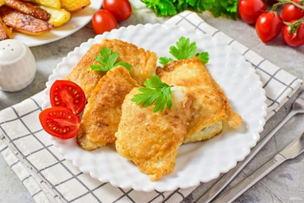 Филе судака в кляре