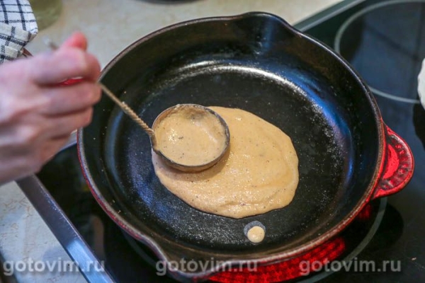 Блины из красной чечевицы (без яиц)