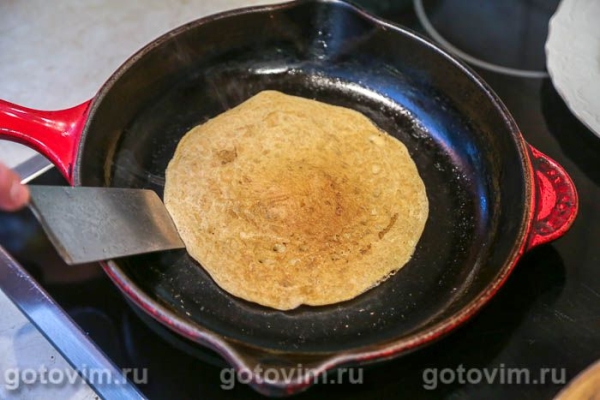 Блины из красной чечевицы (без яиц)