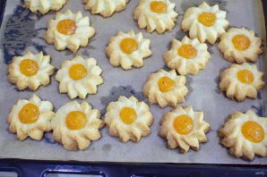 Песочное печенье с повидлом