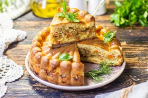 Капустный пирог на майонезе Капустный пирог на майонезе