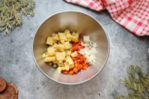 Винегрет с мидиями Винегрет с мидиями