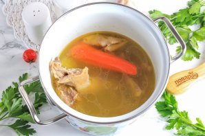 Консоме с гарниром