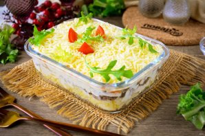 Салат "Президент" с мясом Салат "Президент" с мясом