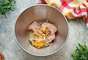 Запеканка с куриным фаршем Запеканка с куриным фаршем