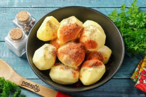 Шашлык из картофеля с беконом Шашлык из картофеля с беконом