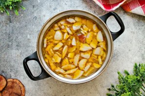 Суп из белых грибов замороженных