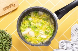 Суп из пекинской капусты