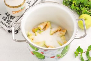 Компот из белого налива на зиму