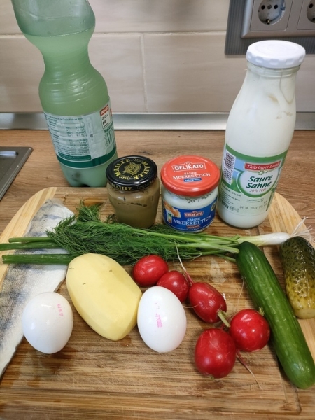 Щучина - рыбная окрошка Щучина - рыбная окрошка