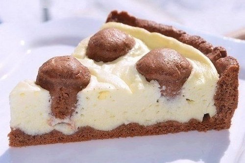Пирог с творожным кремом Пирог с творожным кремом
