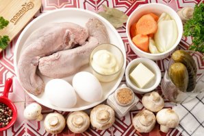 Салат с языком Салат с языком