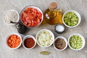 Постный овощной суп Постный овощной суп