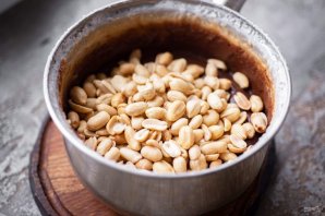 Вкусный шоколадный щербет с арахисом Вкусный шоколадный щербет с арахисом