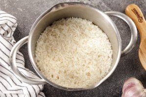 Жареный рис с морепродуктами