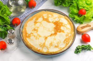 Блинчики с сыром и беконом Блинчики с сыром и беконом