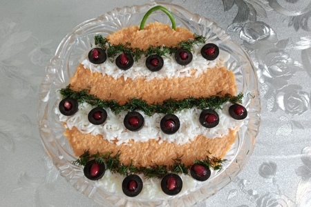 Салат "новогодний шар"