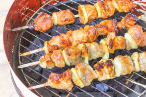 Мужской торт из шашлыка