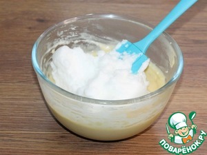 Кекс с кремом из творожного сыра