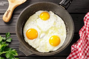 Яичница с сыром