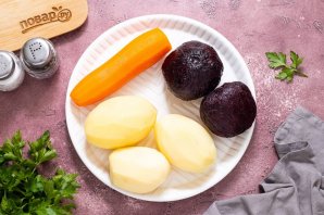 Винегрет с квашеной капустой Винегрет с квашеной капустой