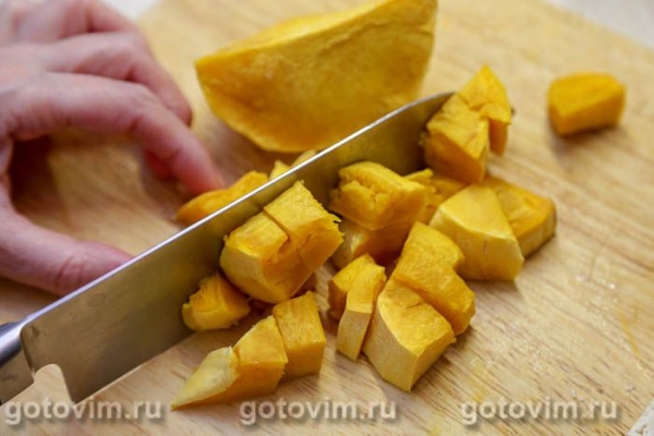 Салат из тофу с тыквой