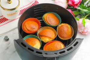 Творожные кексы в аэрогриле Творожные кексы в аэрогриле