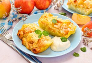 Бабка рисовая с яблоками Бабка рисовая с яблоками