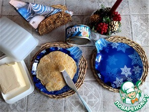 Блины с припёком из тунца