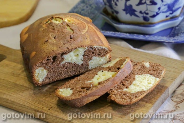 Мраморный кекс в хлебопечке