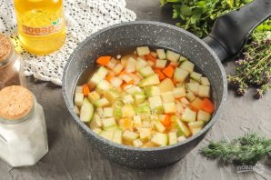 Крем-суп с тунцом