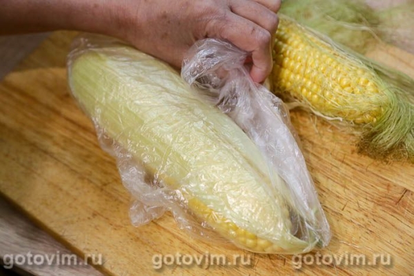 Кукуруза в микроволновке