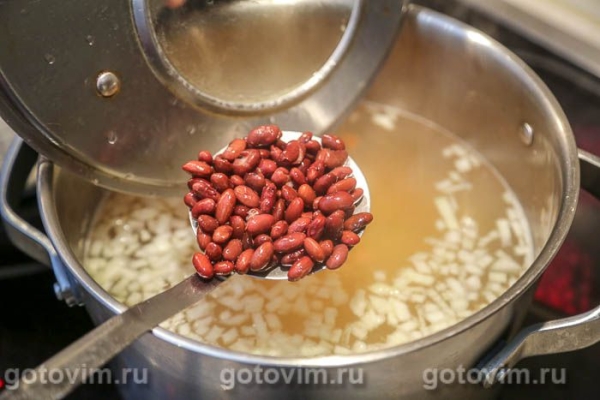 Суп из камбалы с фасолью Суп из камбалы с фасолью