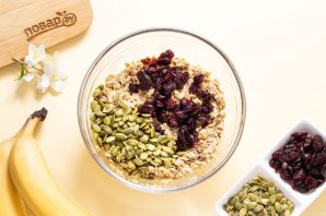 Овсяное печенье с бананом