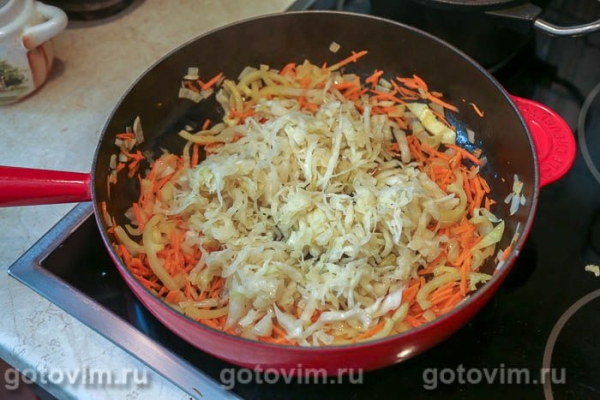 Мясные щи с фасолью, квашеной и свежей капустой