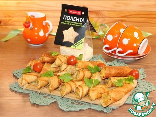Блины из поленты с картофельной начинкой Блины из поленты с картофельной начинкой
