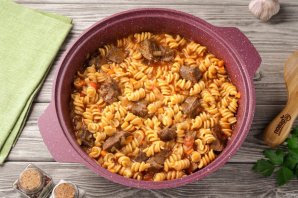 Паста с говядиной в томатном соусе Паста с говядиной в томатном соусе