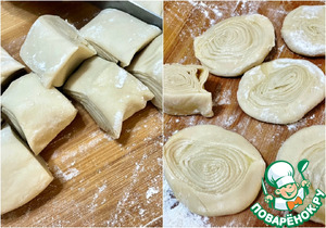 Самса слоеная и хрустящая. Мясо и картошка